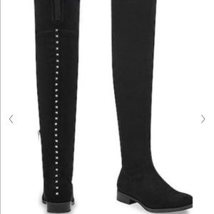 Marc Fisher black thigh high boots Women’s size 10